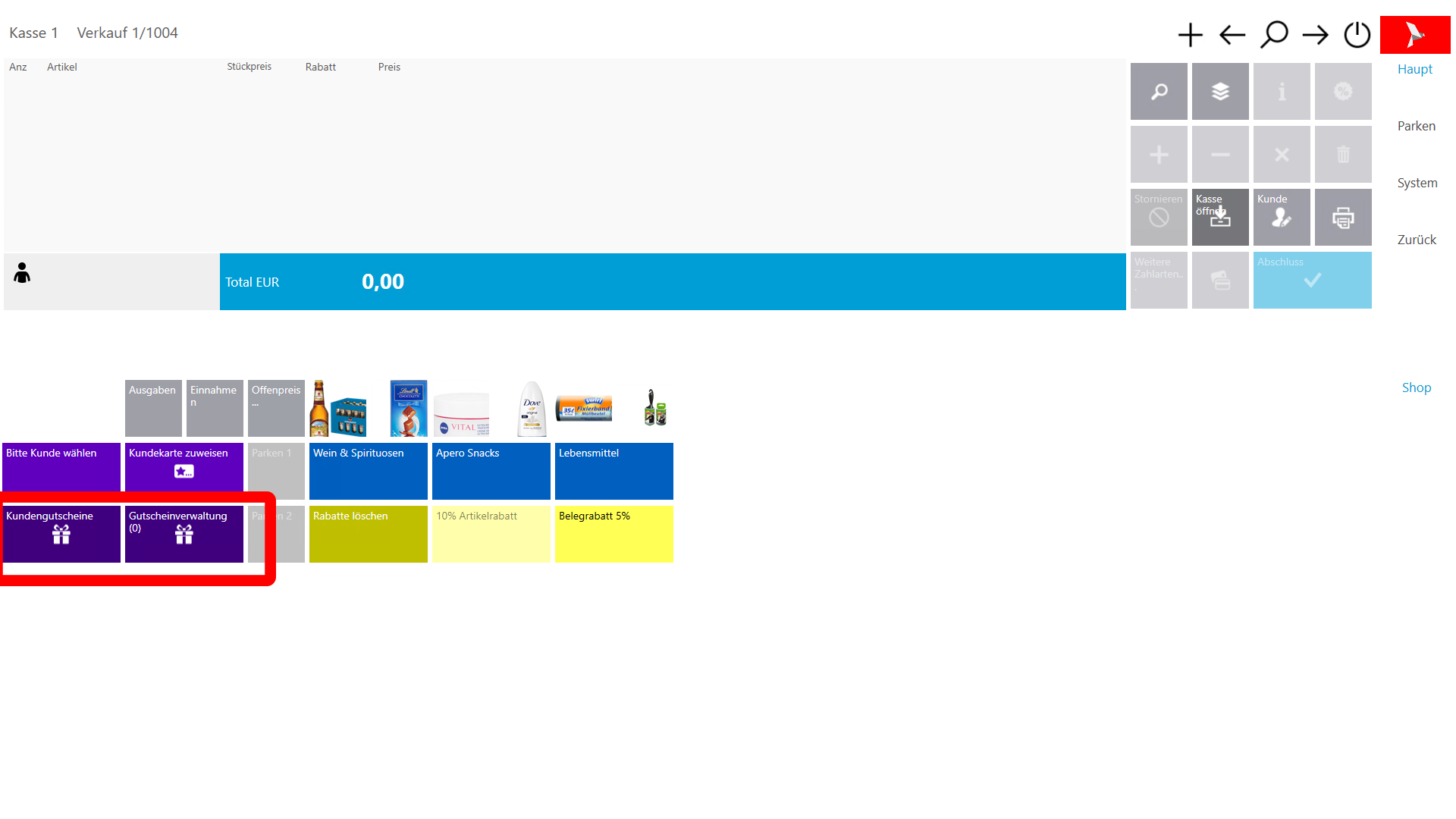 Arcavis Kasse Gutschein